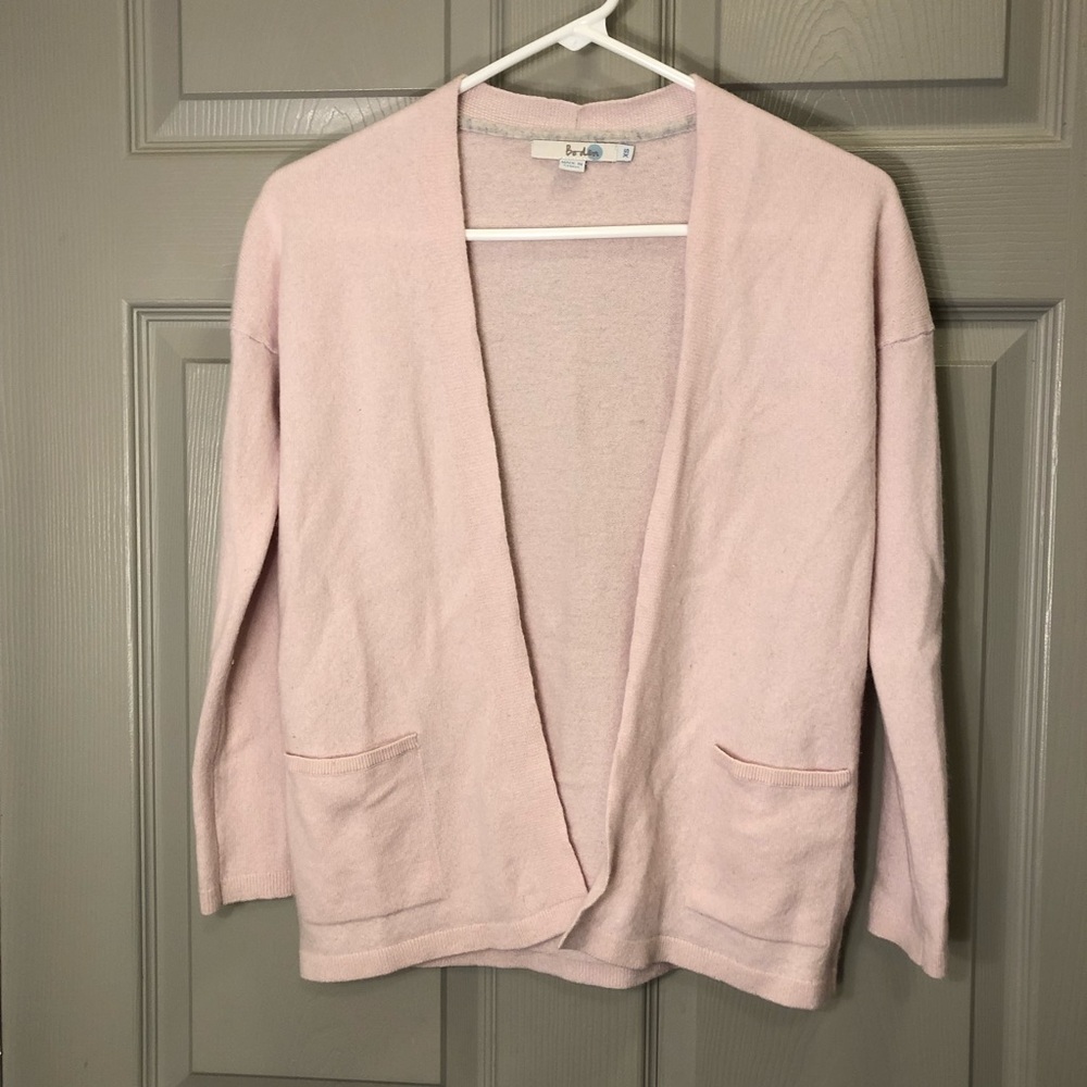 Boden pink cashmere blend cardigan